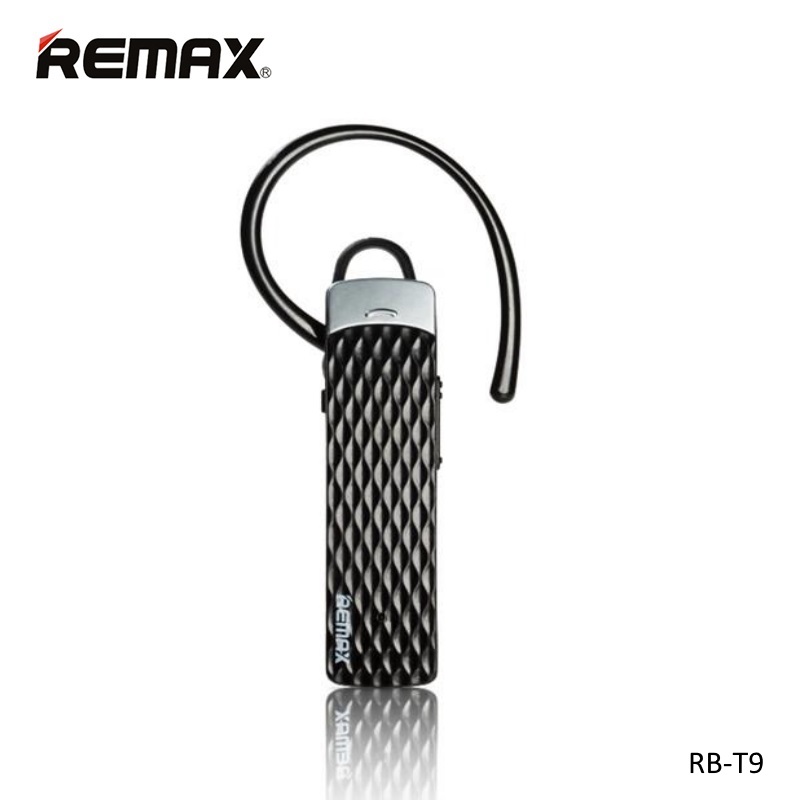 Remax RB-T9 Bluetooth 4.1 Multipoint HD (austiņa) universāla ar Multipoint funkciju (iOS/Android) Melna aksesuārs mobilajiem telefoniem