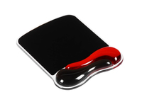 Kensington Duo Gel Mouse Pad Wrist Rest - Red peles paliknis