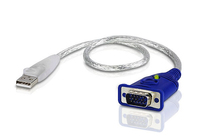 ATEN 2A-130G VGA EDID Emulator kabelis video, audio