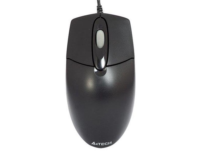 Mouse A4-Tech OP-720 Black , USB Datora pele