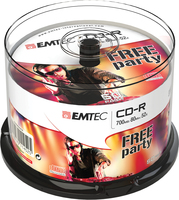 Emtec disc CD-R  [ cakebox 50 | 700MB | 52x ] matricas