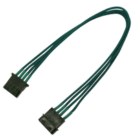 Kabel Nanoxia 4-Pin Verlangerung, 30 cm, Single, grun kabelis, vads