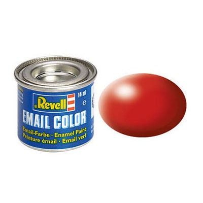 REVELL Email Color 330 Fiery Red Silk biroja tehnikas aksesuāri