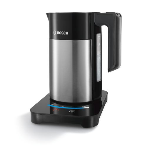 Bosch TWK7203 electric kettle 1.7 L Black,Stainless steel 1850 W Elektriskā Tējkanna