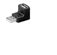 MicroConnect  Adapter USB A - A 90  M-F USB 2.0