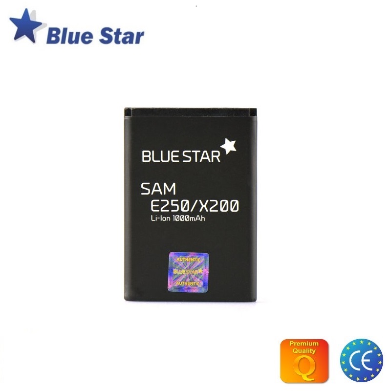 BlueStar Akumulators Samsung E1120 E250 E900 Li-Ion 1000 mAh Analogs AB463446BU aksesuārs mobilajiem telefoniem