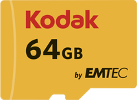 Kodak memory card microSDHC 64GB 85/20MB/s + adapter atmiņas karte