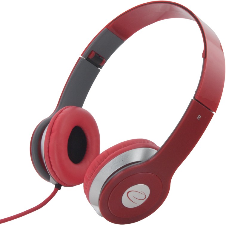 ESPERANZA Audio Stereo Headphones with volume control TECHNO EH145R | 3m austiņas