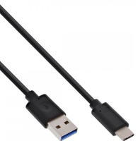 InLine USB C -> USB A (M/M) Black 2m (35712) USB kabelis