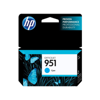 HP 951 Cyan Officejet Ink Cartridge Cyan (CN050AE BGX) kārtridžs