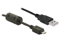 DeLOCK 82336 USB Kabel USB 2.0 A Stecker auf Micro-B  3 m black USB kabelis