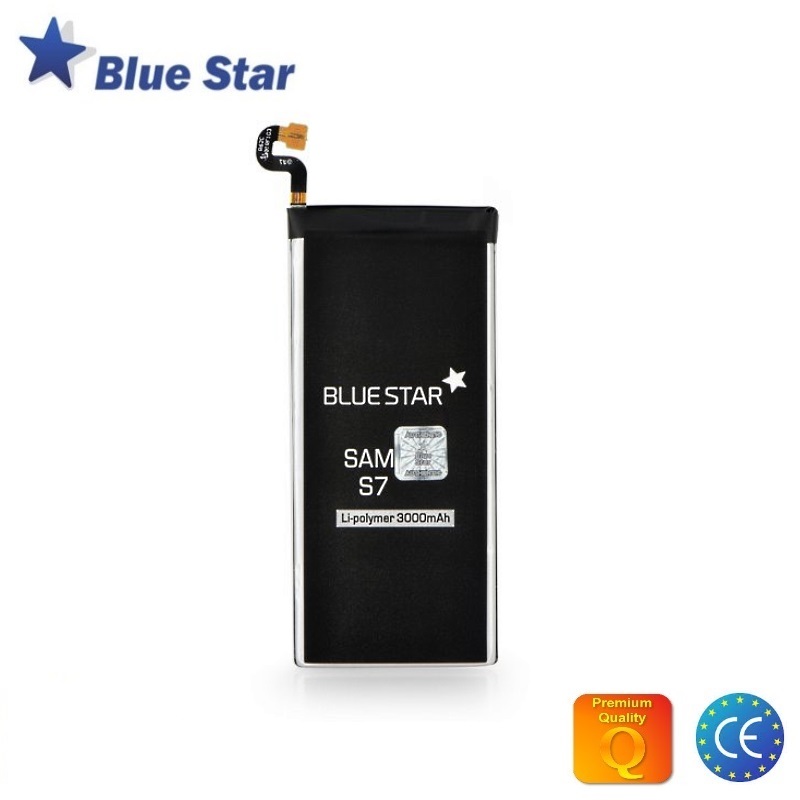 BlueStar Akumulators Samsung G930F Galaxy S7 Li-Ion 3000 mAh Analogs EB-BG930ABE aksesuārs mobilajiem telefoniem