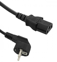 Qoltec AC power cable ATX | 3pin | S03/ST3 | 1.4m portatīvo datoru lādētājs