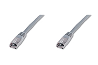 Digitus CAT 5e F-UTP patch cable. Cu AWG 26/7. grey. Length 5m kabelis, vads