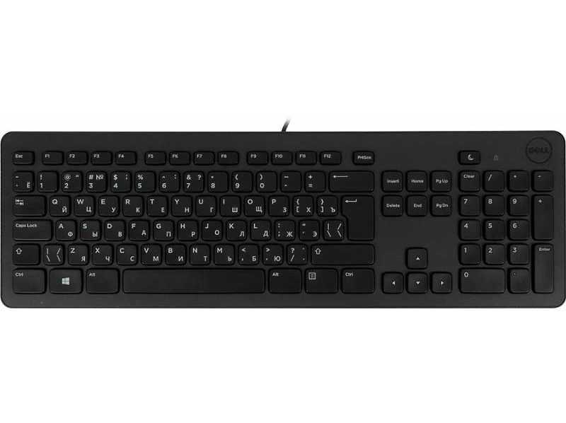 Dell Multimedia Keyboard-KB216 - Russian (QWERTY) - Black klaviatūra