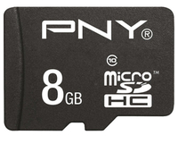 PNY 8GB, Class 10, MicroSD 8GB MicroSDHC Klasse 10 Speicherkarte (SDU8GBSTA-EF) atmiņas karte