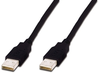 ASSMANN USB 2.0 HighSpeed Connection Cable USB A M (plug)/USB A M (plug) 1,8m bl USB kabelis