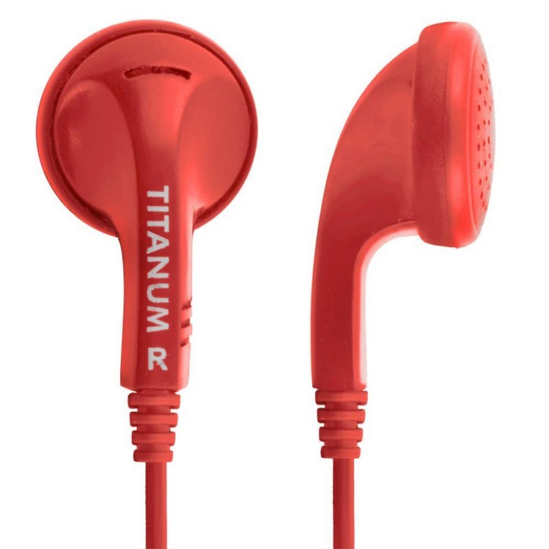 TITANUM TH108R Stereo Earphone RED
