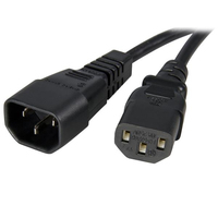 StarTech.com 1M C14 TO C13 POWER CORD 1m Standard Computer Power adapteris