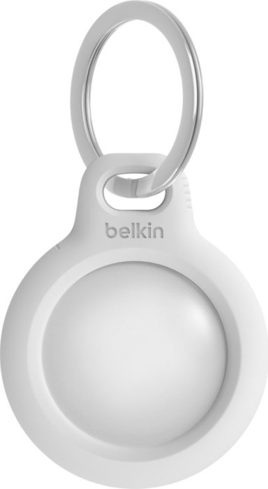 Belkin Key Ring for Apple AirTag, white F8W973btWHT soma foto, video aksesuāriem