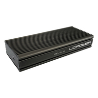 LC Power LC-M2-C-NVME-2x2 cietā diska korpuss