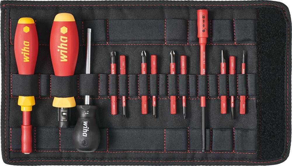 Wiha Set of 9 screwdrivers with replaceable handle insulated 1000V torque 0.8-5Nm TorqueVario 2872T13 40674