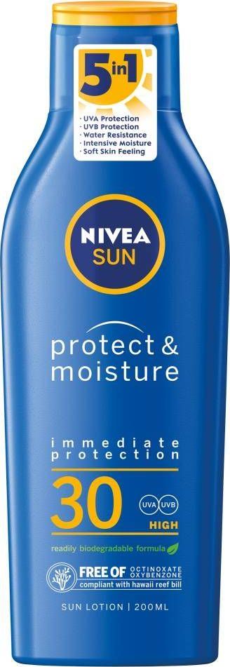 Nivea NIVEA_Sun Protect Moisture moisturizing sunscreen lotion SPF30 200ml kosmētika ķermenim