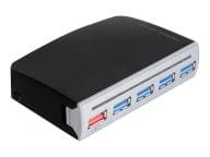 Delock  4p USB3.0 Hub 1p USB p. in/ex komutators