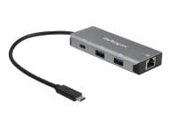 STARTECH 3-PORT USB-C HUB WITH LAN PORT 10GBPS - 2X USB-A 1X USB-C KVM komutators
