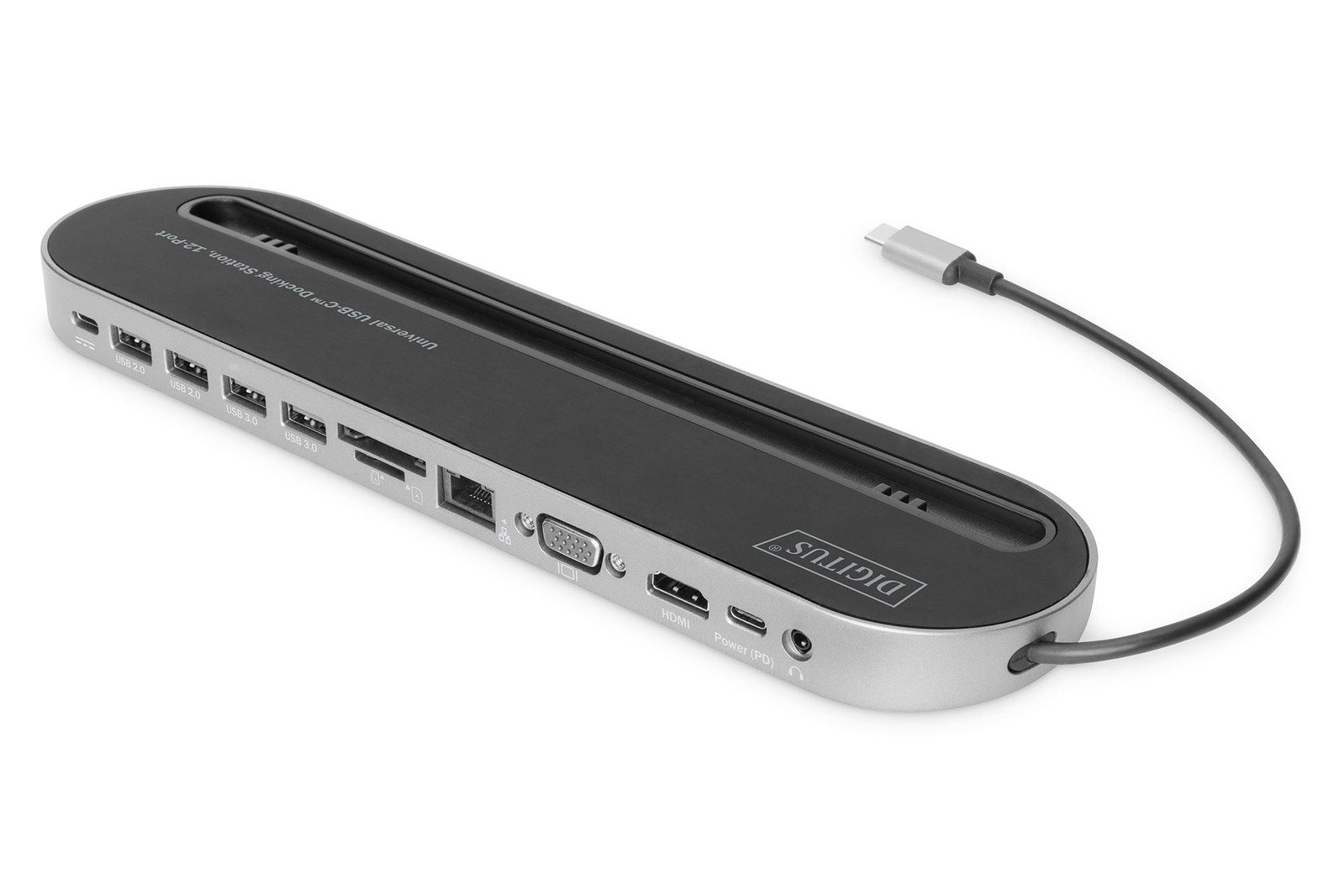 DIGITUS 12-Port USB-C Docking Station USB centrmezgli