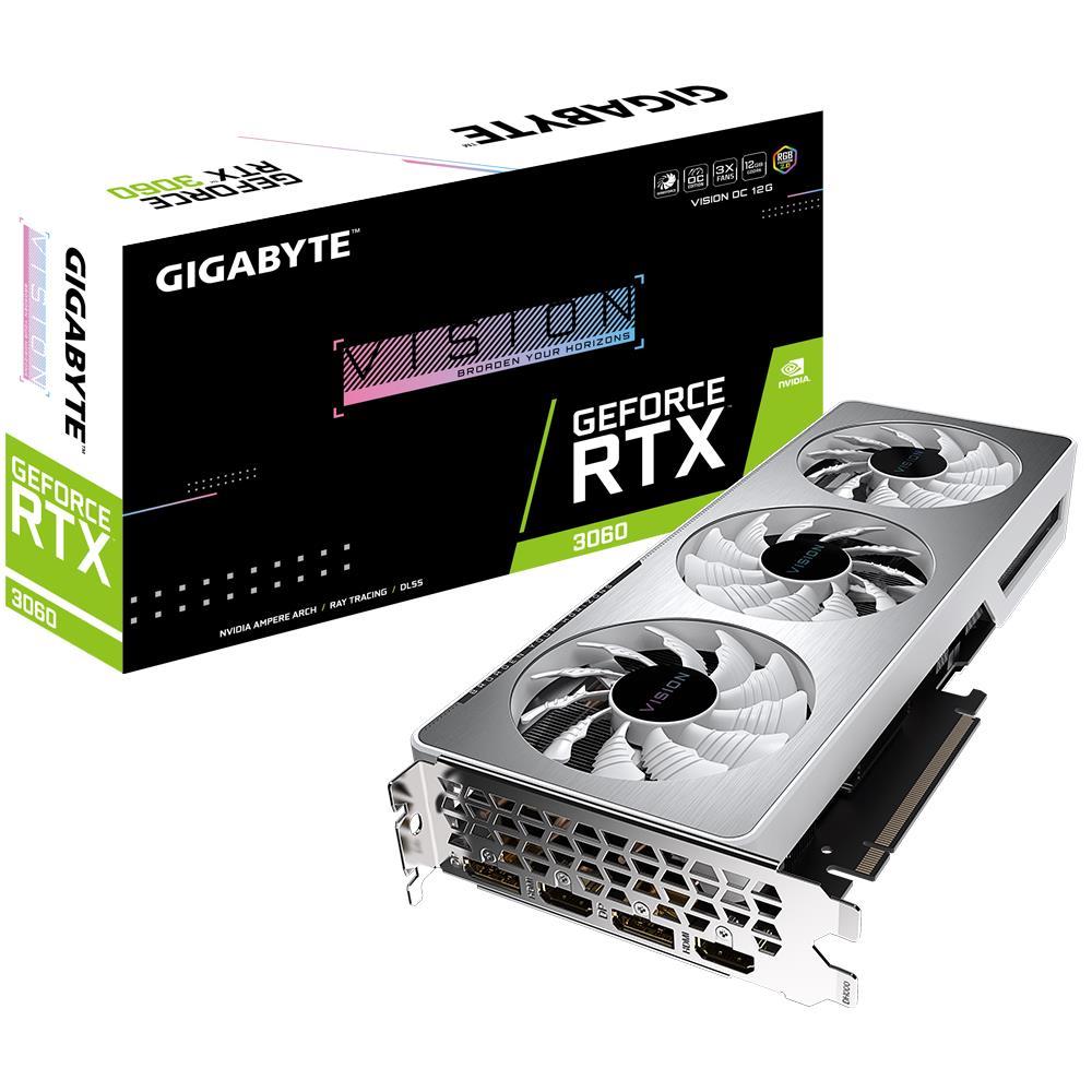 Gigabyte GeForce RTX™ 3060 VISION OC 12G video karte