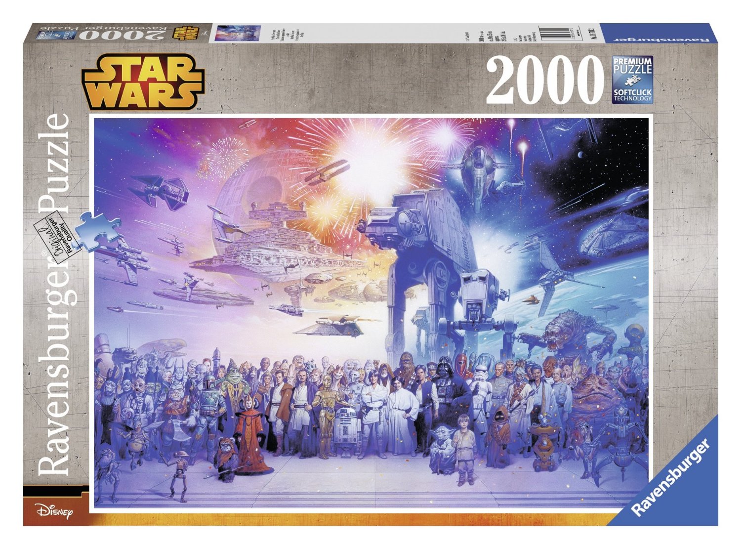 Ravensburger 2000 Star Wars, The Universe - 167012 puzle, puzzle