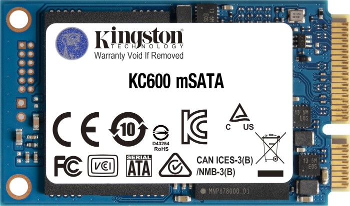 Kingston KC600 1 TB mSATA SATA III (SKC600MS/1024G) SSD disks