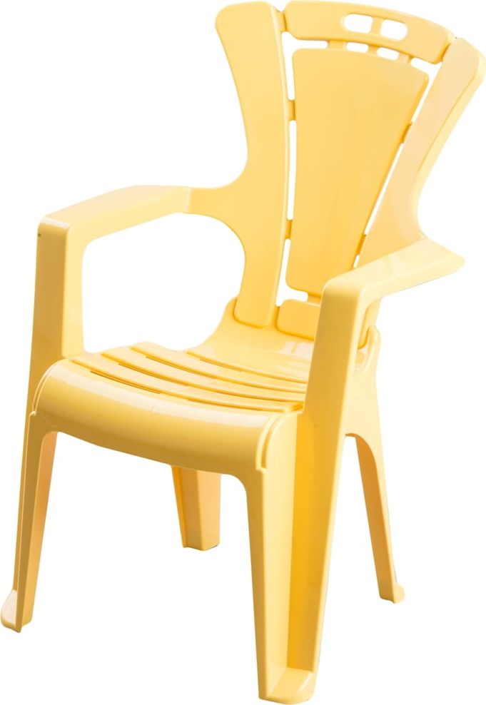 Krzeselko dzieciece antyposlizgowe zolte TE0645 (5902963007407) Dārza mēbeles