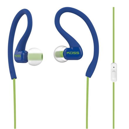 Koss Headphones KSC32iB In-ear/Ear-hook, 3.5mm (1/8 inch), Microphone, Blue, 021299187869 austiņas