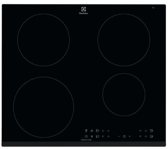 Electrolux LIR60433 Black Built-in 59 cm Zone induction hob 4 zone(s) plīts virsma