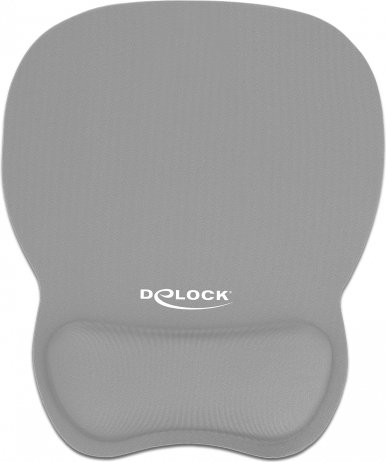 DeLOCK ergonomic mouse pad with gel wrist rest - 245x206 peles paliknis