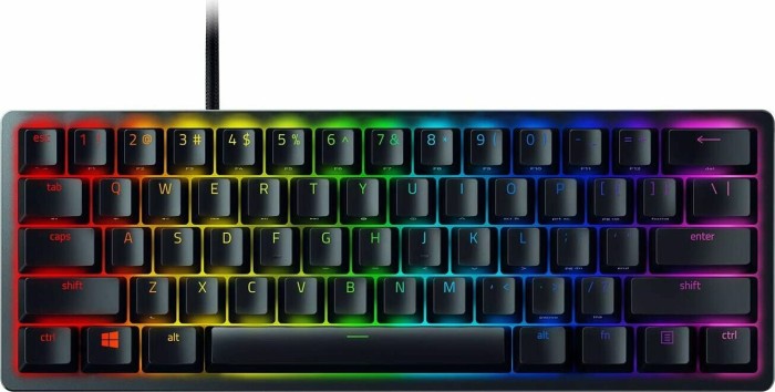 DE Layout - Razer Huntsman Mini cli, black - RZ03-03391700-R3G1 klaviatūra