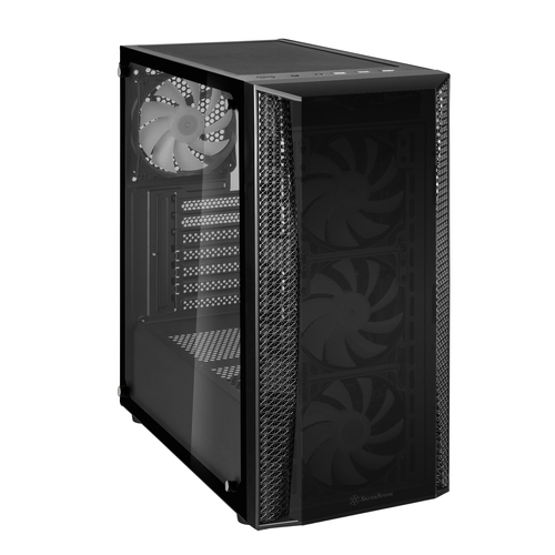 Silverstone Fara B1 Pro Midi-Tower, ARGB, Tempered Glass - schwarz Datora korpuss