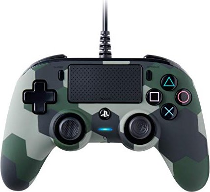 Nacon Wired Compact Controller camo green spēļu konsoles gampad