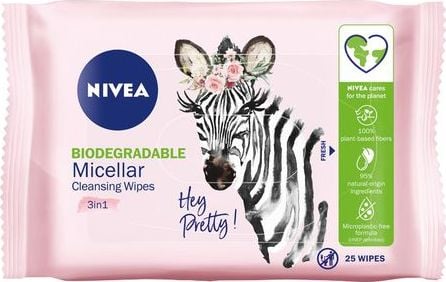 Nivea MicellAir Skin Breathe chusteczki do demakijazu twarzy i oczu 3w1 9005800340180 (9005800340180) kosmētikas noņēmējs