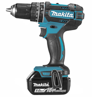 Makita DHP482RTJ 18V 2x Akku Cordless Combi Drill