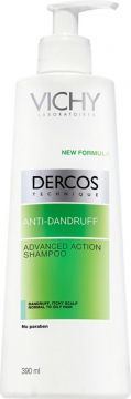 Vichy Dercos Anti-Dandruff Advanced Action Shampoo (W) 390ML pretblaugznu Matu šampūns
