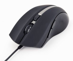 Gembird MUS-GU-02 USB G-laser mouse, 2400 dpi, 6-button, black Datora pele