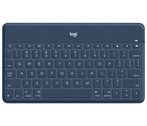 LOGITECH  Keys-To-Go - CLASSIC BLUE - US - BT - INTNL - APPLE klaviatūra