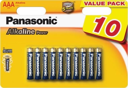 Panasonic Bateria Power AAA / R03 10 szt. 00261959 (5410853062240) Baterija