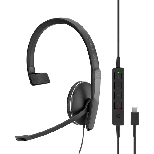 SENNHEISER SC 135 3.5MM , USB-C WIRED MONOAURAL INLINE CALL CONTROL MS austiņas