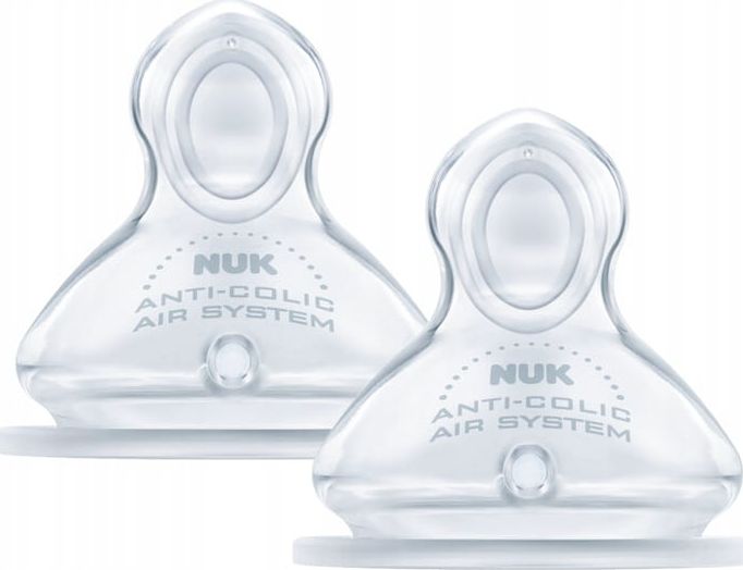 NUK Nuk First Choice + smoczek silikonowy na butelke 6-18m 2 szt. Nuk 0169338 (4008600169338) bērnu barošanas pudelīte