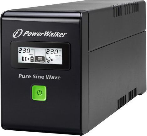 UPS PowerWalker 600VA, Line-interactive VI 600 SW/SCHUKO (4260074976298) nepārtrauktas barošanas avots UPS