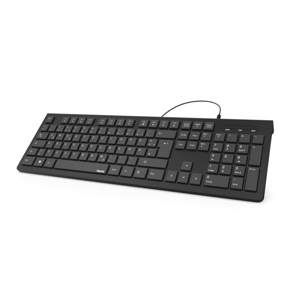 HAMA Basic keyboard KC-200 black klaviatūra
